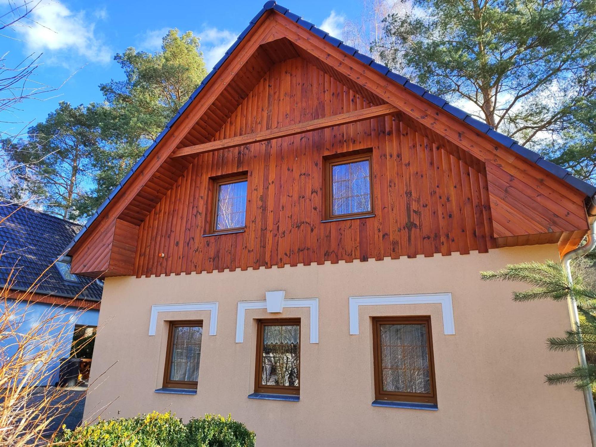 Chaty Kolodeje - Ubytovani U Reky V Soukromem Arealu-Orange Kolodeje nad Luznici Buitenkant foto