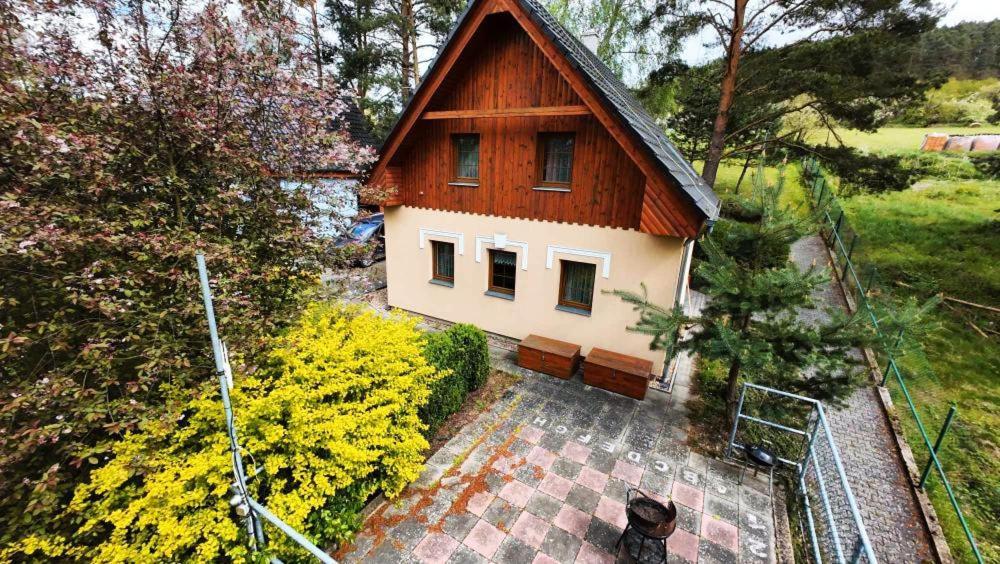 Chaty Kolodeje - Ubytovani U Reky V Soukromem Arealu-Orange Kolodeje nad Luznici Buitenkant foto